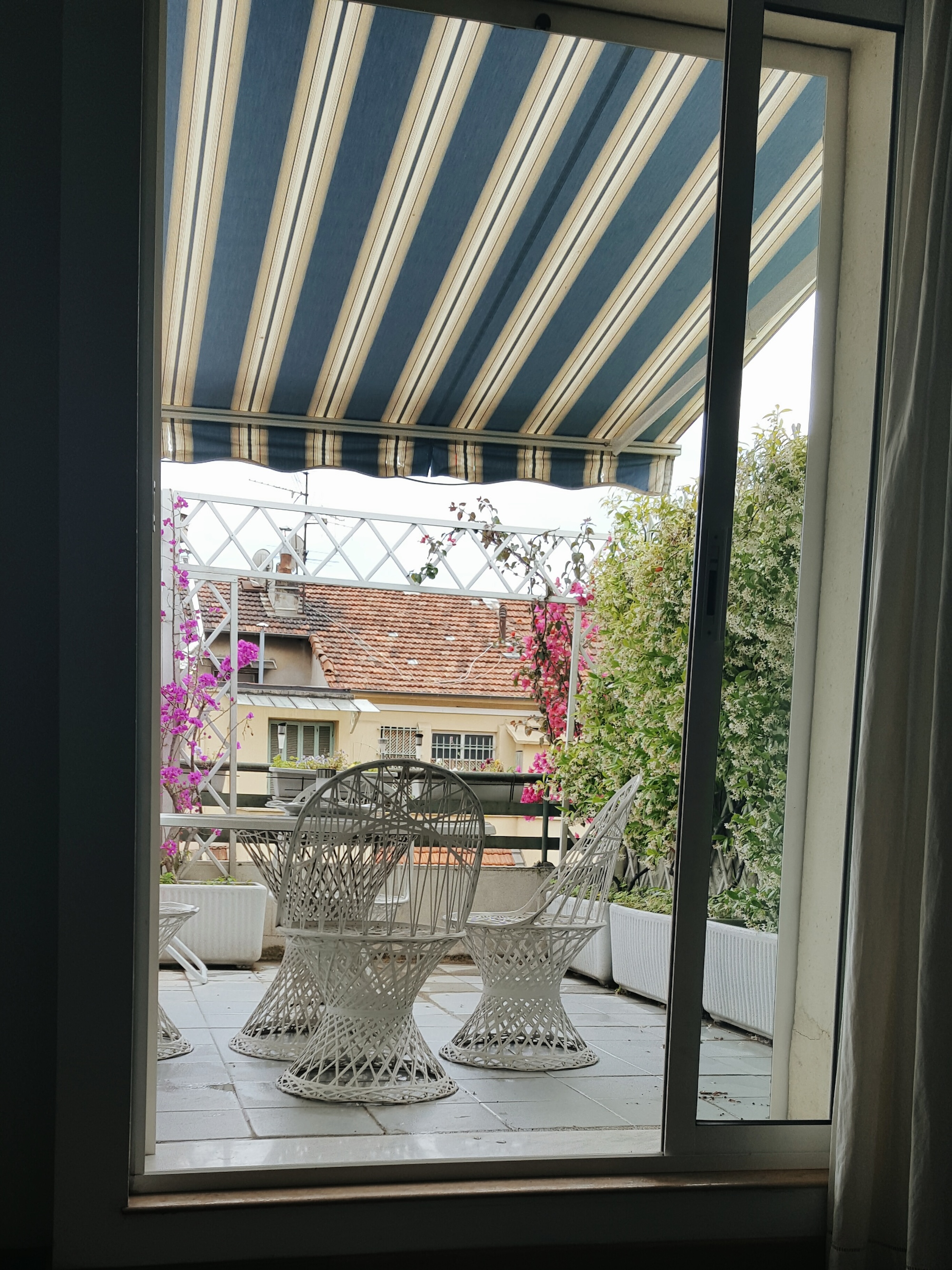 A balcony in Nice, France