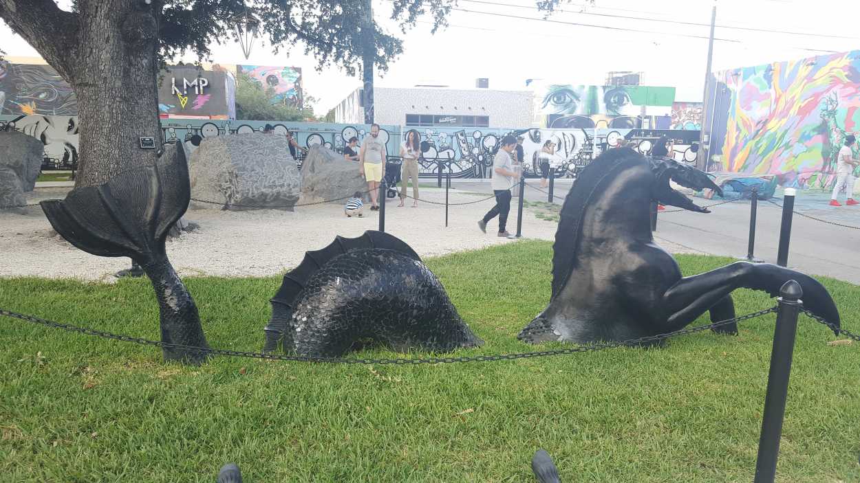 A sculpture at Wynwood