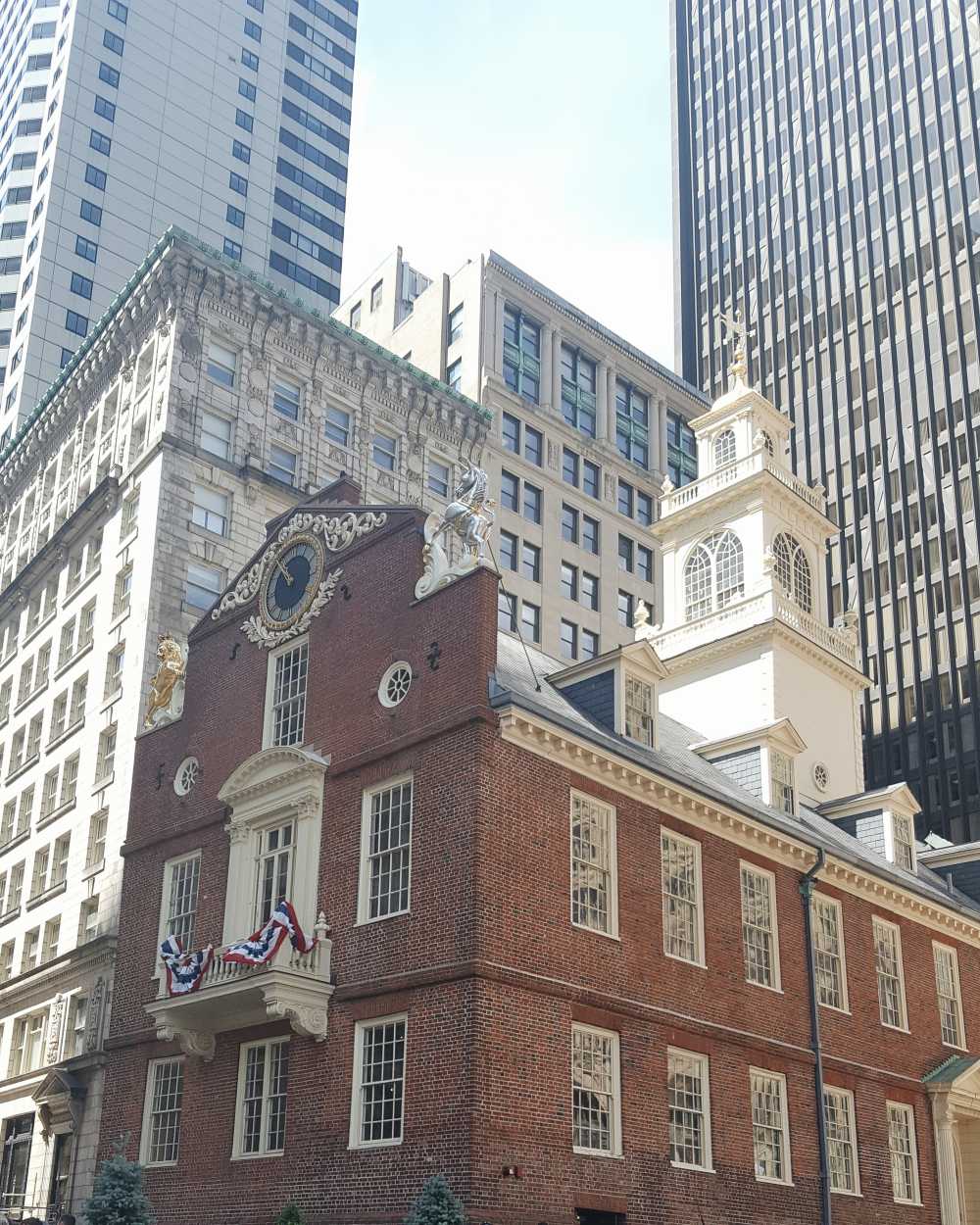 Exterior of the Old State House in Boston
