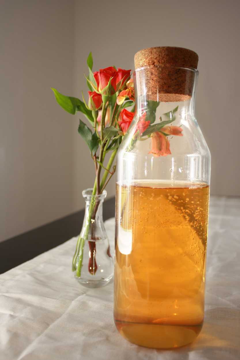 A pitcher of white tea