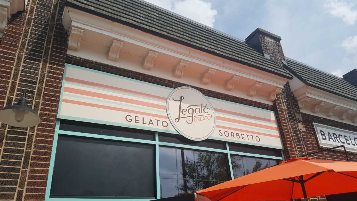 Exterior of Legato Gelato (now closed)