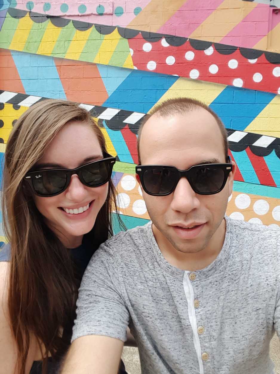 Alyssa and Michael take a selfie in Nashville