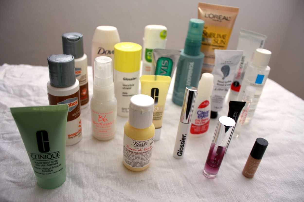 Mini bottles for travel