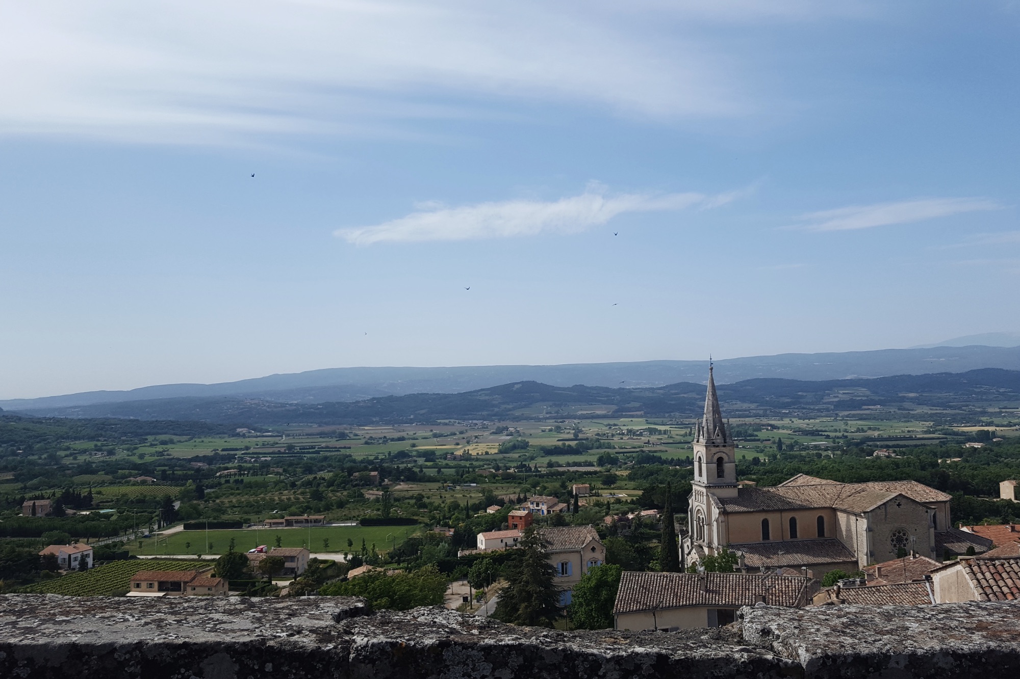 A photo of the countryside in France