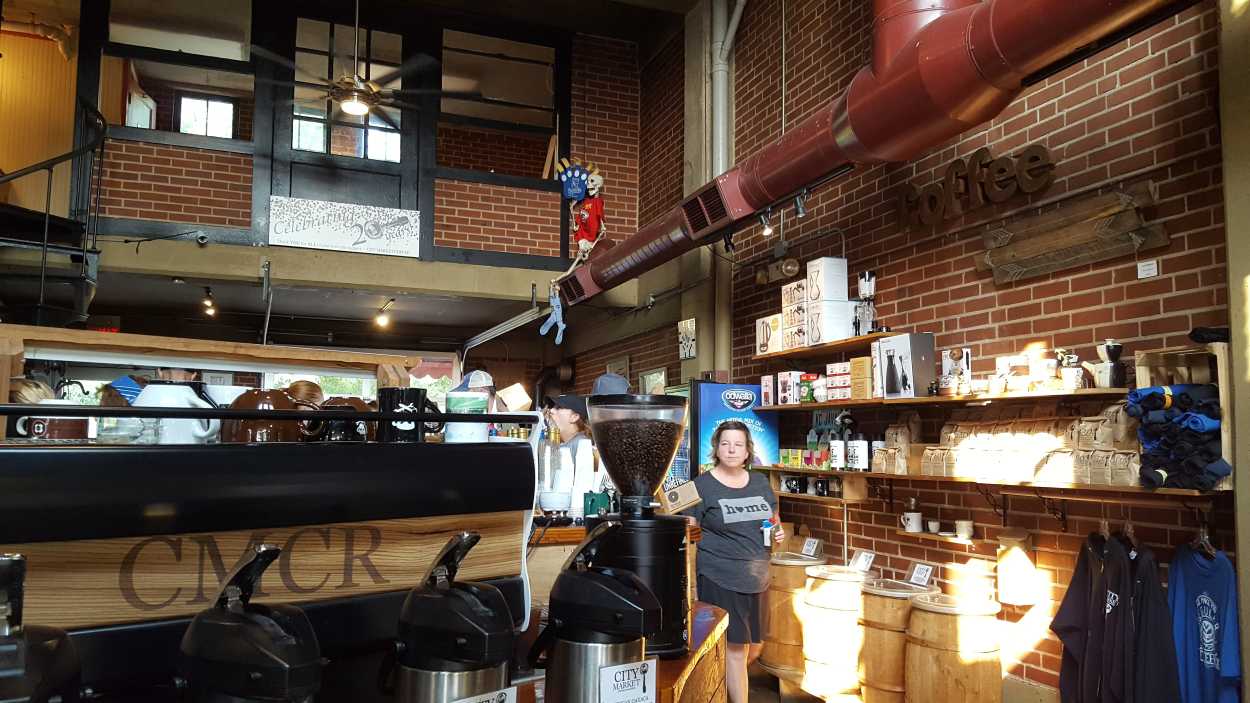 Interior of City Market Coffee in Kansas City