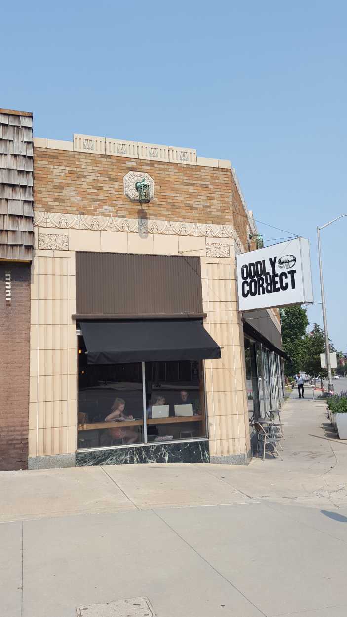 Exterior of Oddly Correct in Kansas City