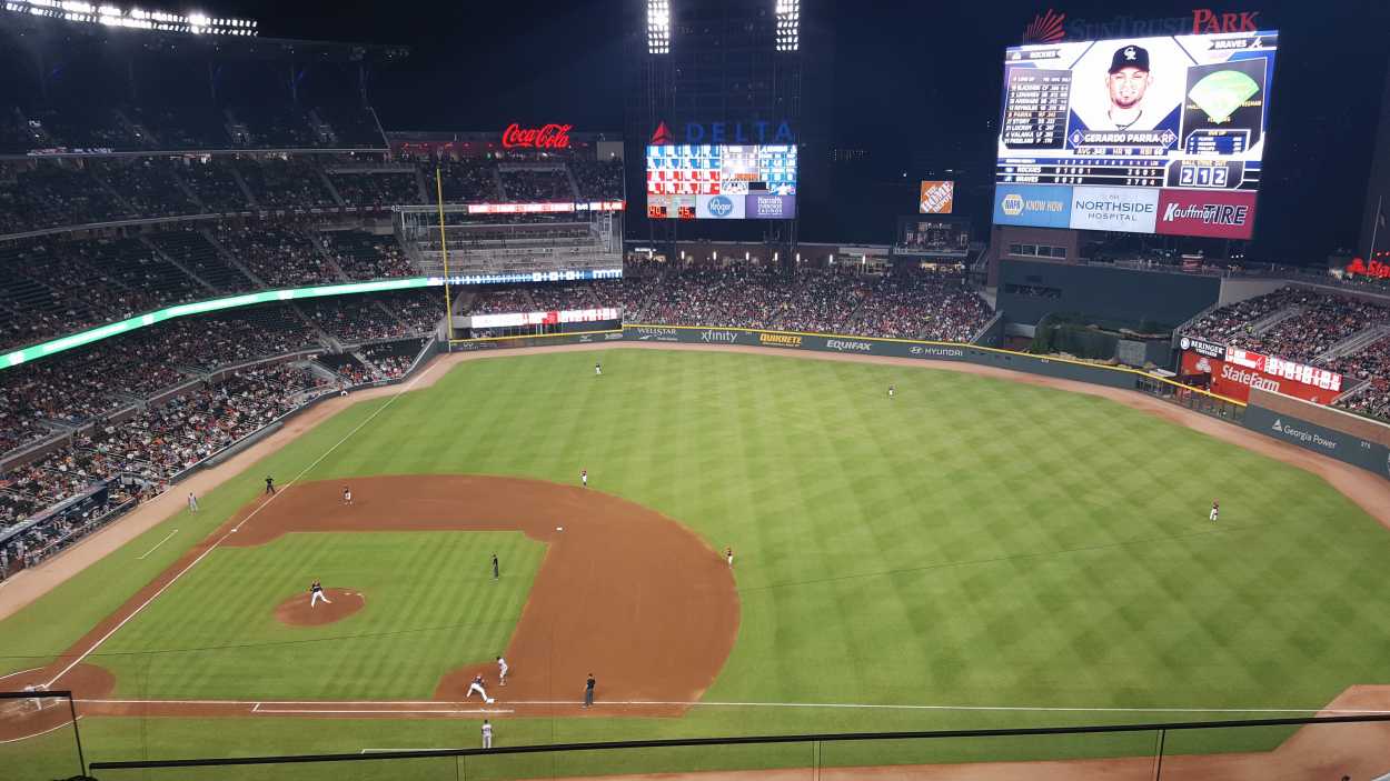 Nighttime baseball at SunTrust Park