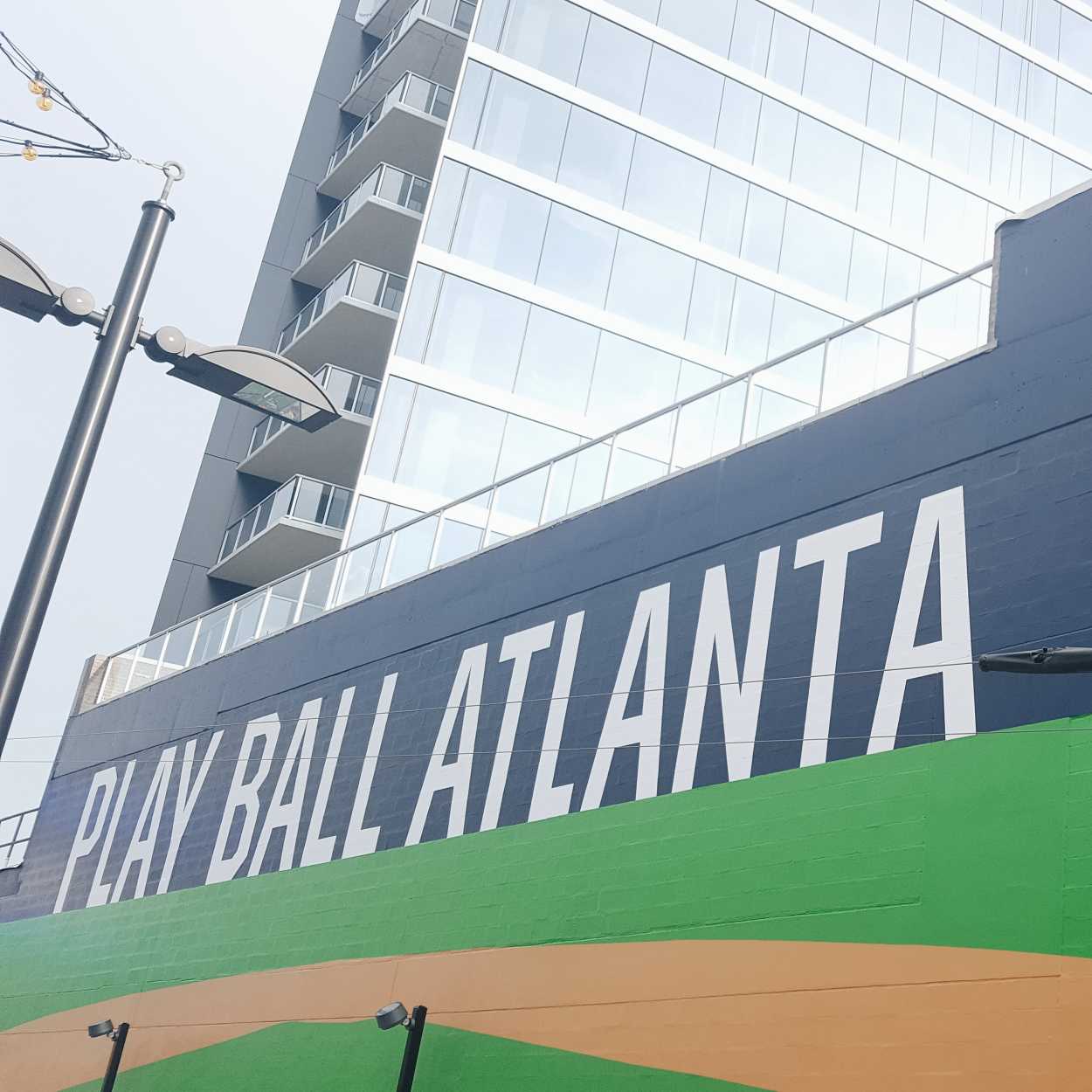 A large banner reads Play Ball Atlanta