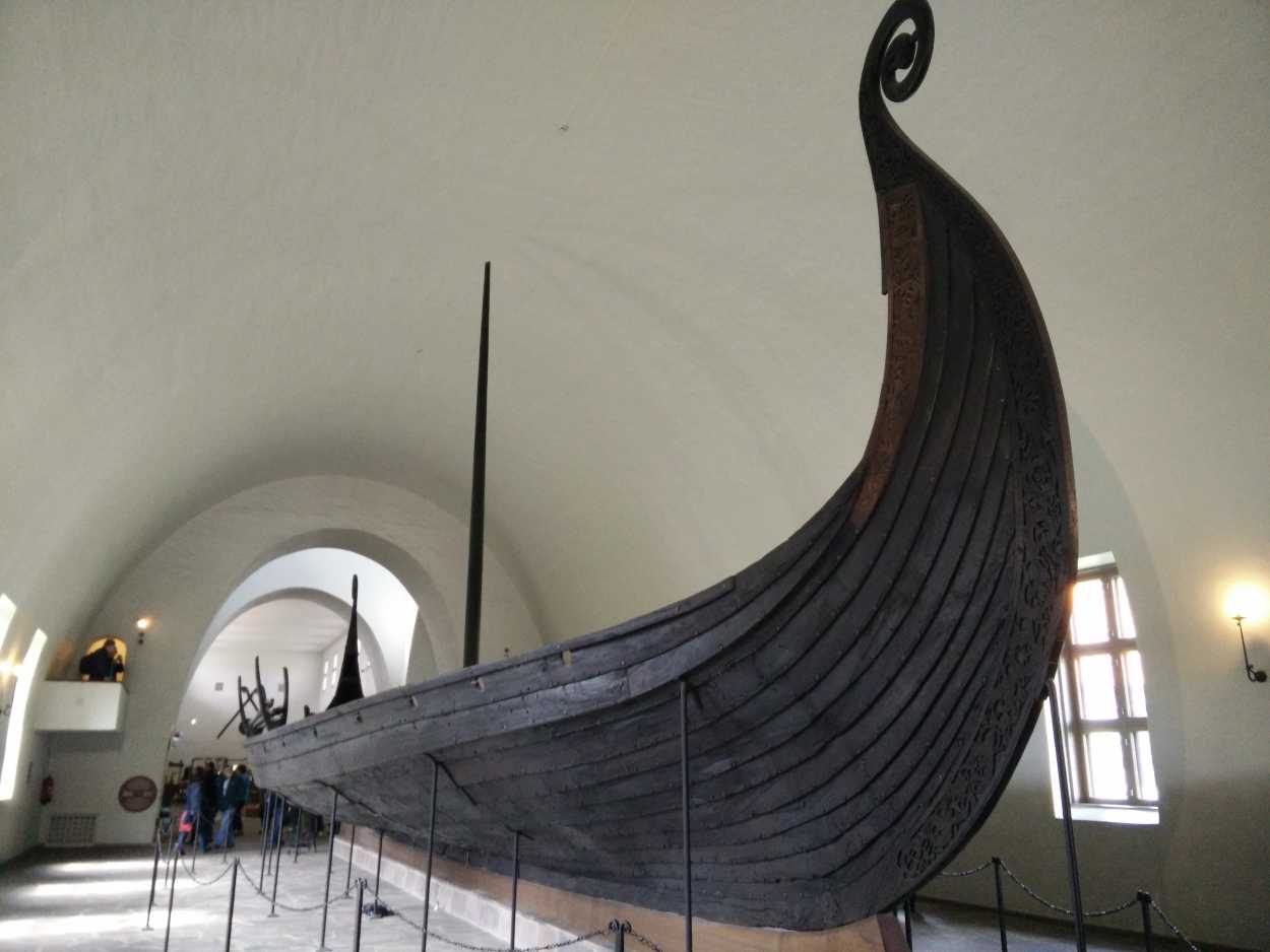 A boat at the Viking Ship Museum