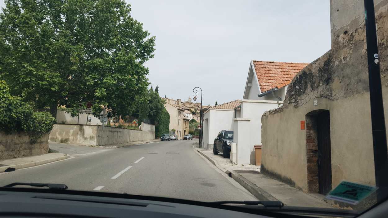 Driving through the small towns of Provence