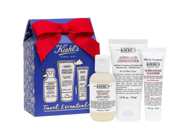 A bundle of Kiehl's products