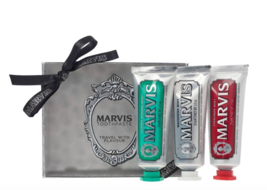A set of Marvis toothpastes