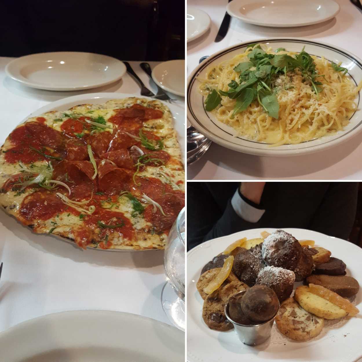 Pizza, pasta, and a boatload of cookies from Al Forno in Providence