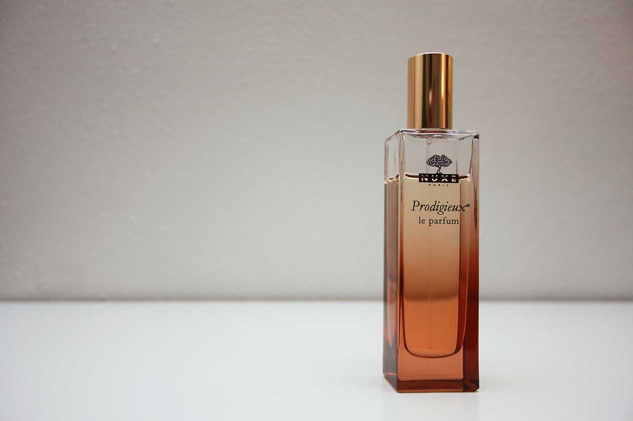 A bottle of Prodigieux le Parfum
