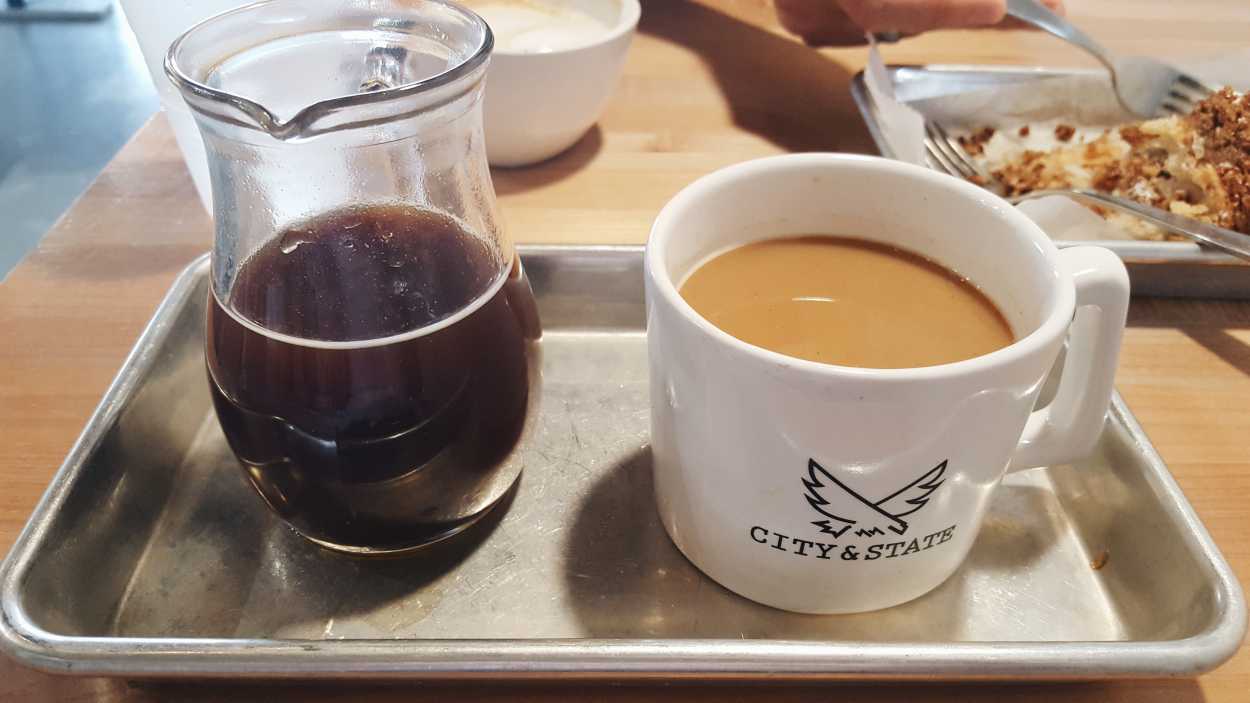 Coffee from City & State in Memphis