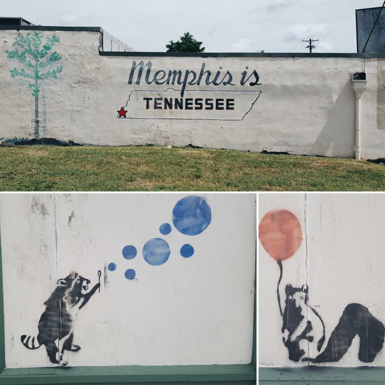 Memphis is Tennesee mural