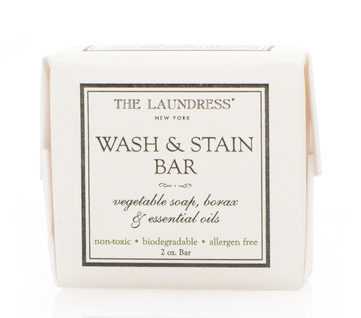 a wash and stain soap bar from The Laundress