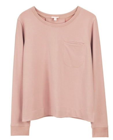 A pink sweatshirt from Cuyana