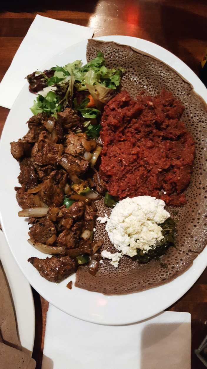 Tibs from Chercher Ethiopian Restaurant