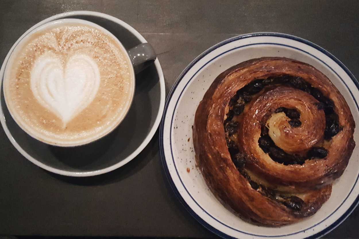Coffee and pastries from abakedjoint in Washington, DC