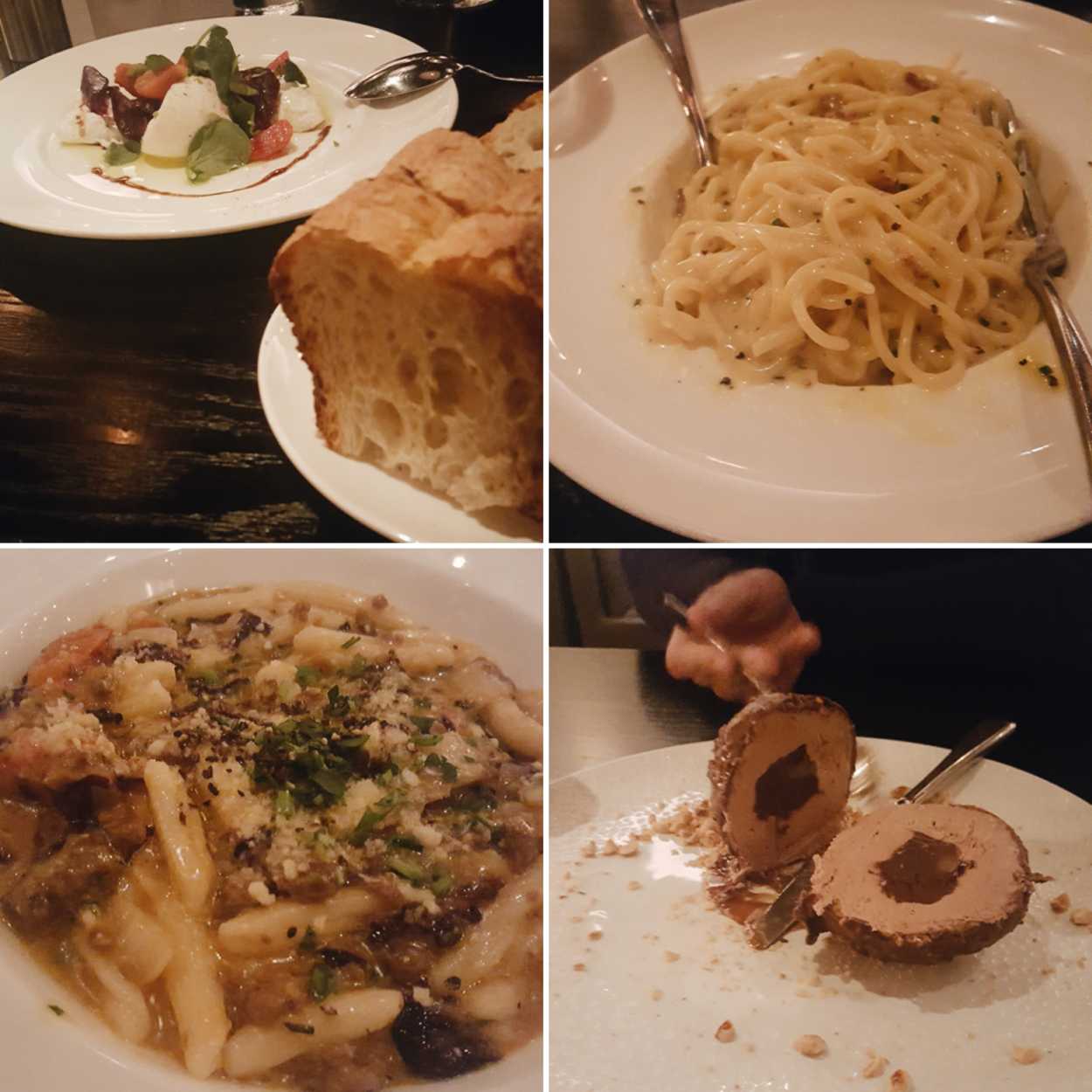 Pasta dishes from RPM Italian