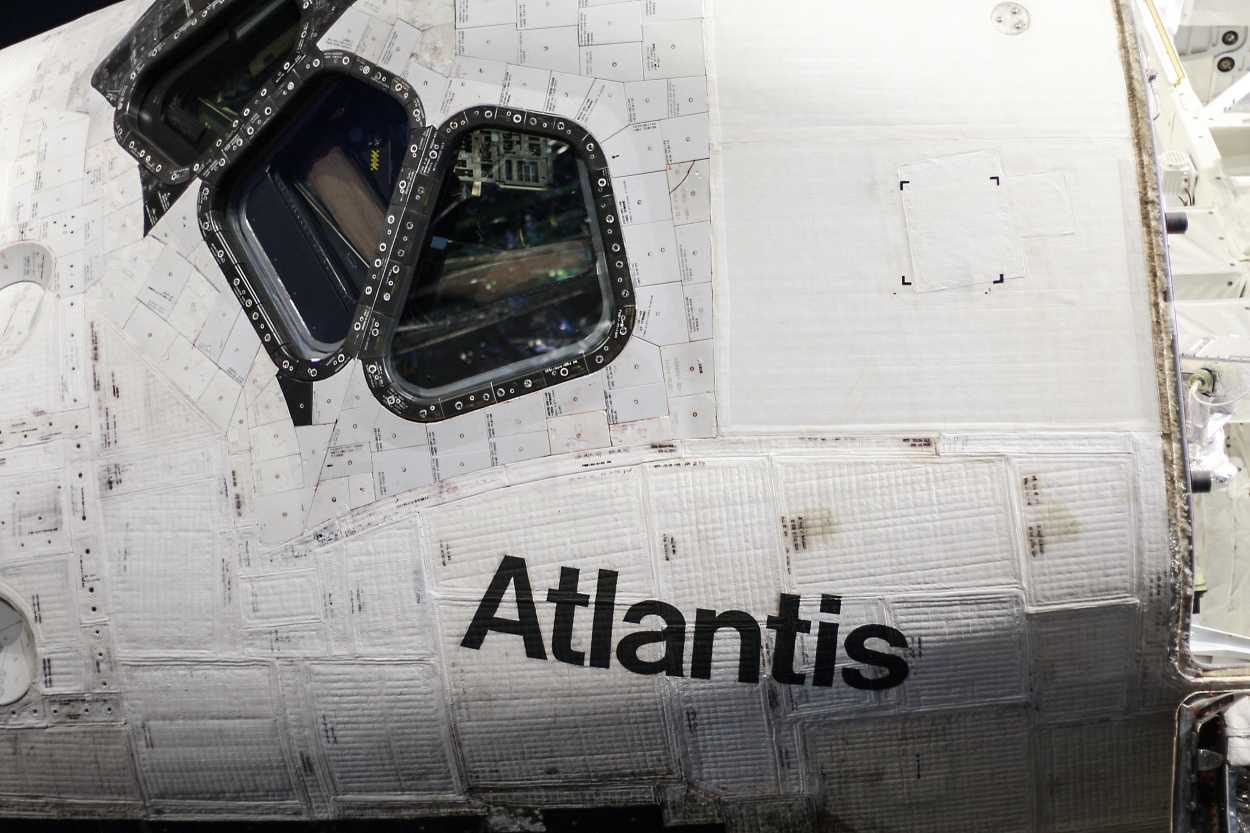 space shuttle Atlantis at Kennedy Space Center