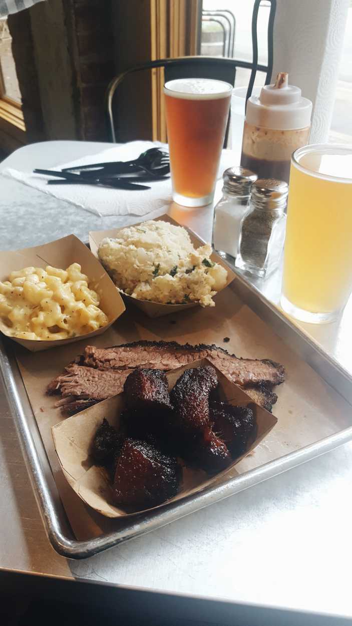 Brisket and burnt ends from Heim BBQ in Dallas
