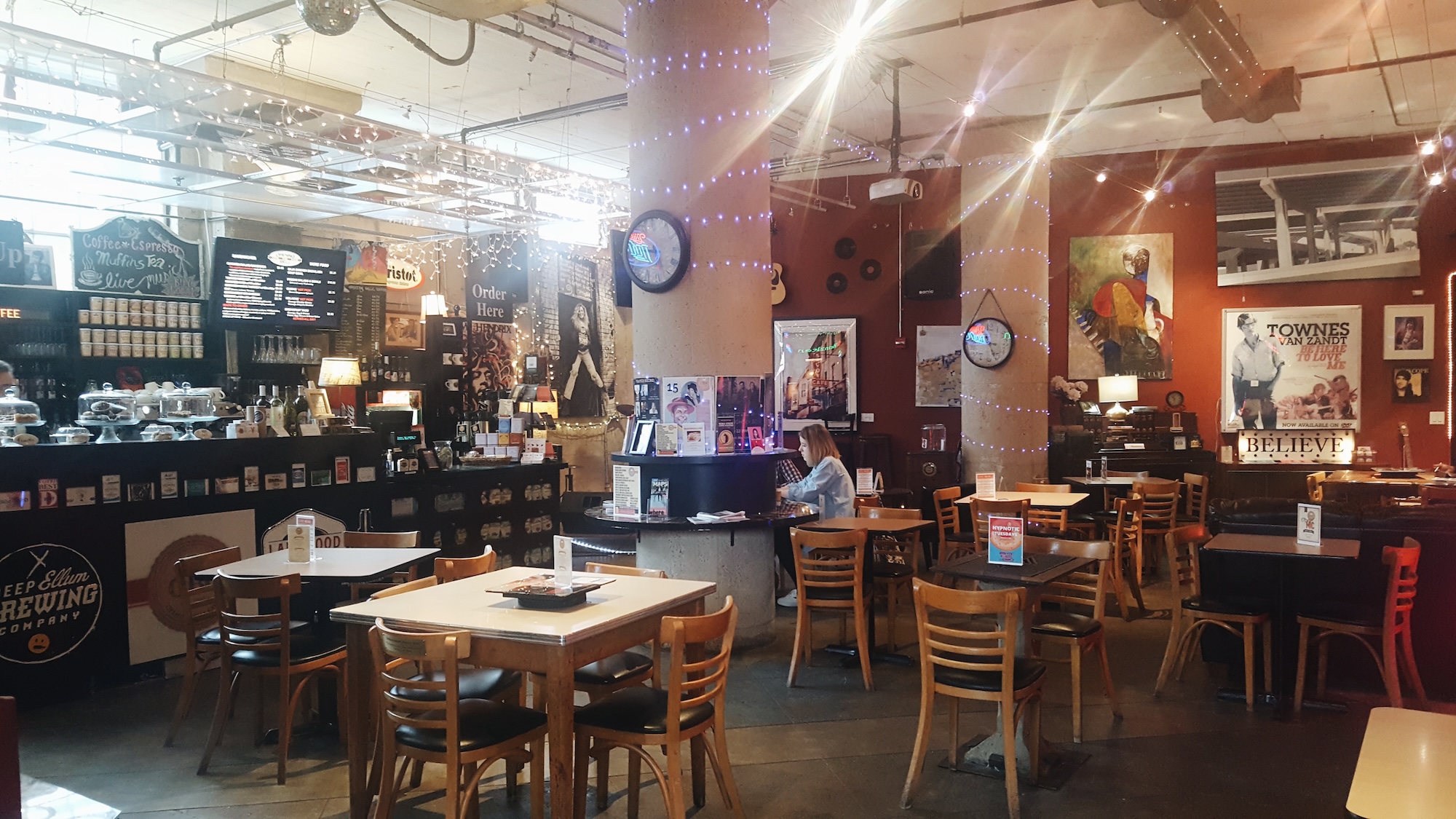A photo taken inside Opening Bell Coffee