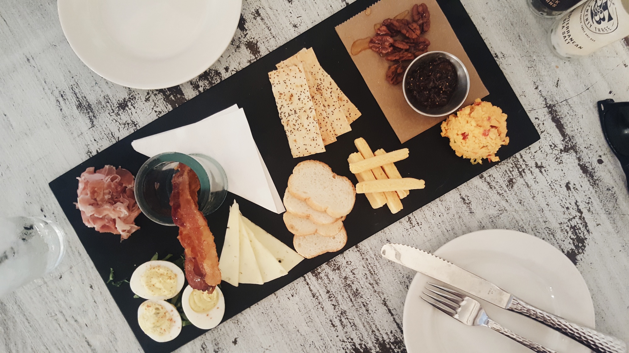 A brunch charcuterie plate from Table 23 in Tallahassee