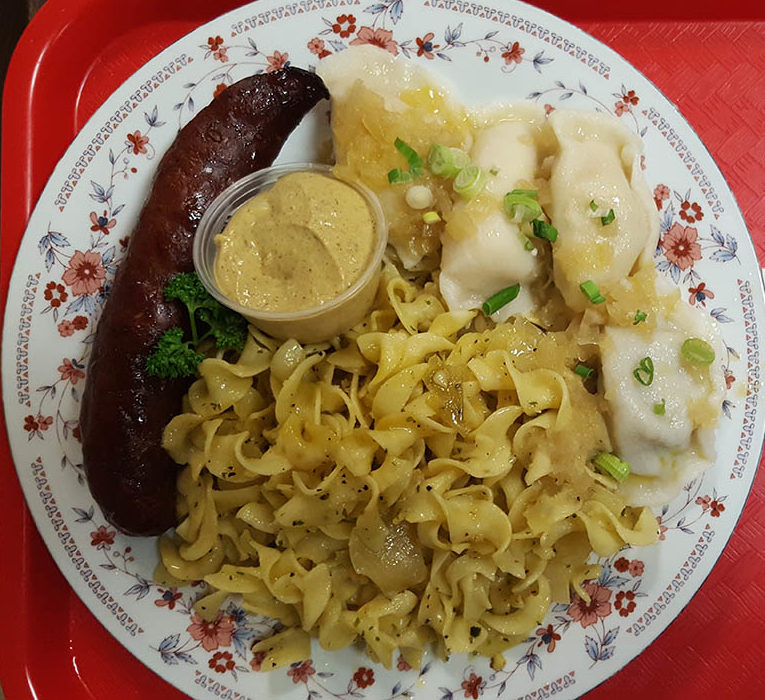 The Kielbasy Platter from S&D Polish Deli