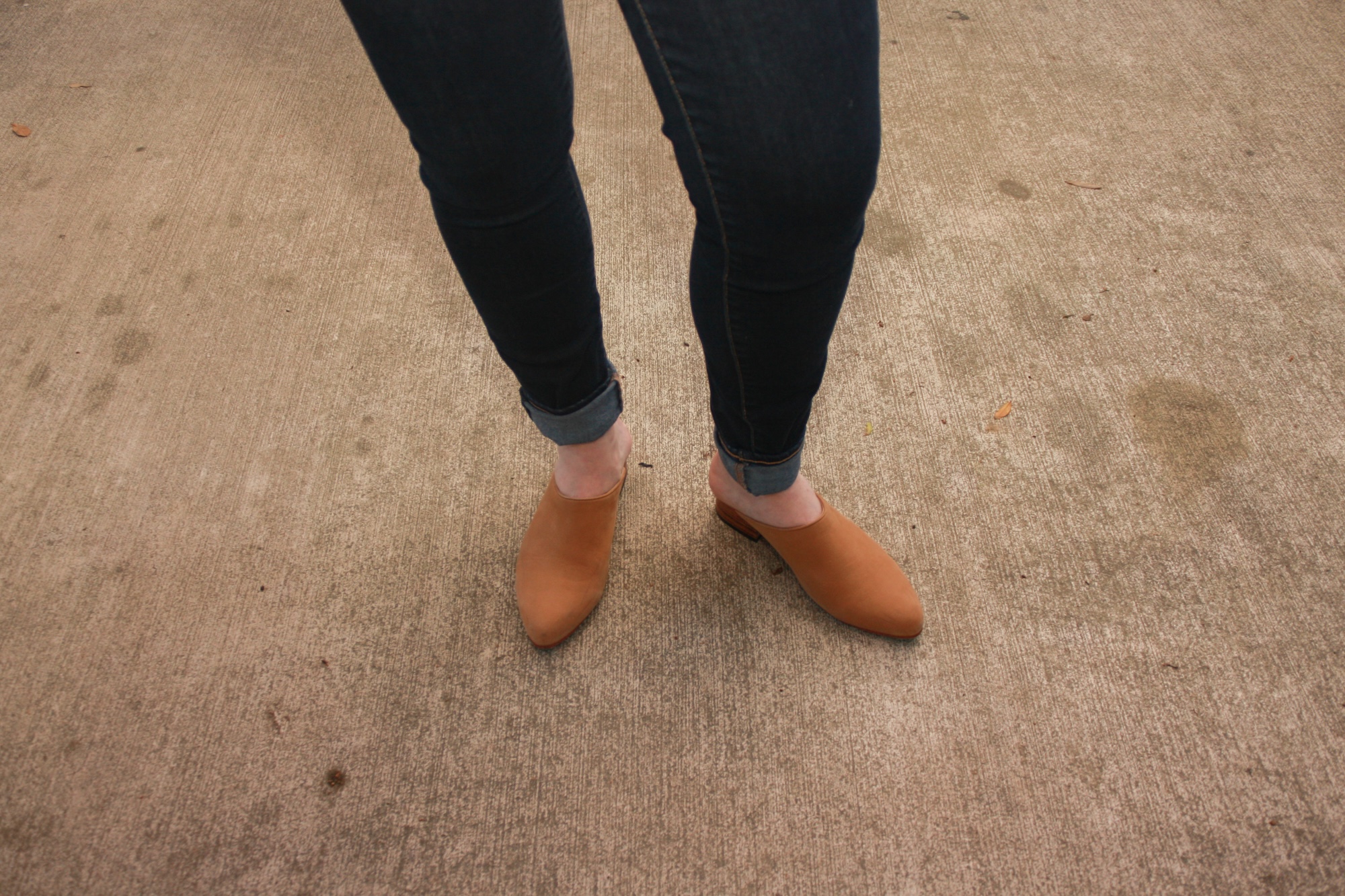 A look at Nisolo's suede mules