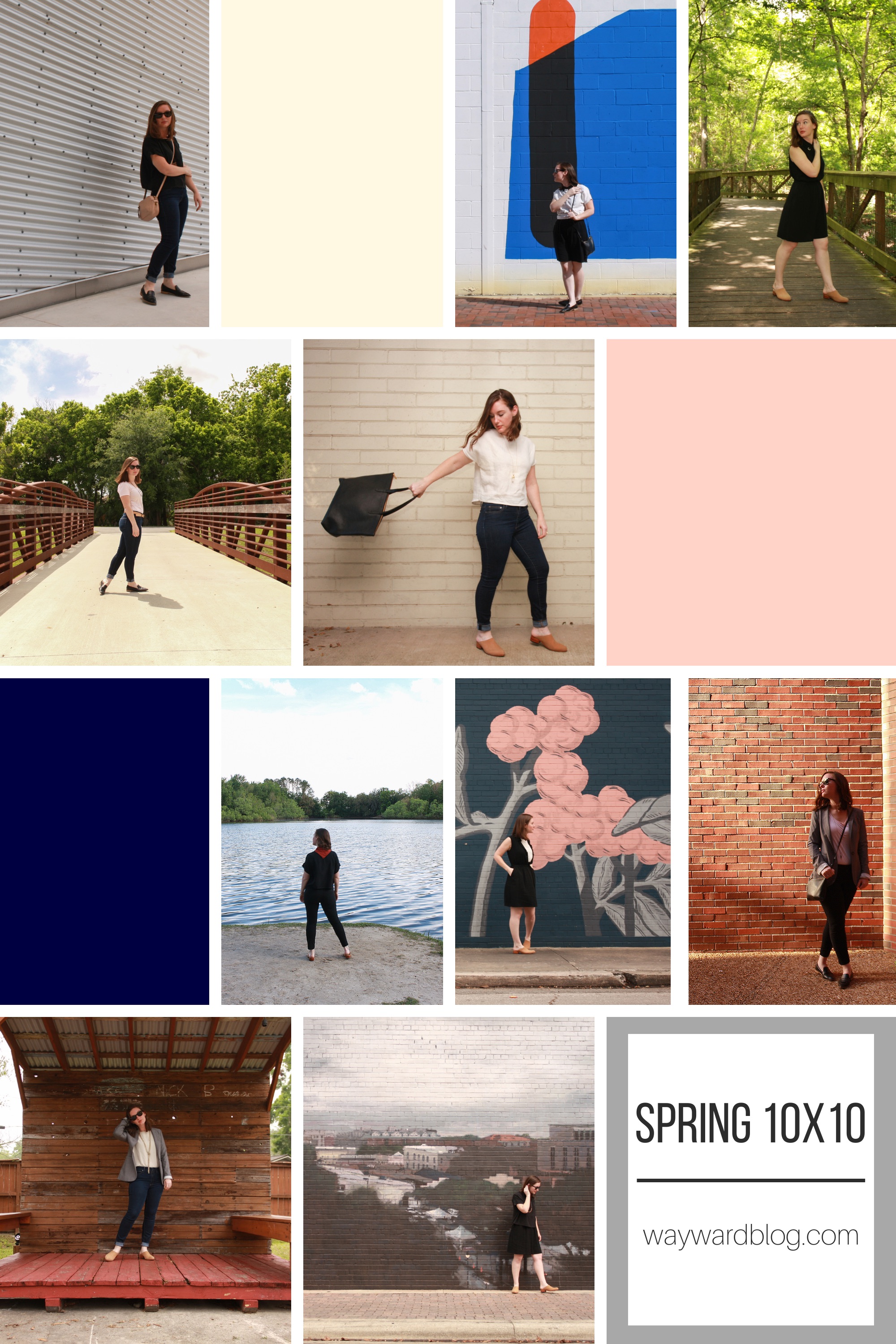 All ten looks from the Spring 10x10 Challenge