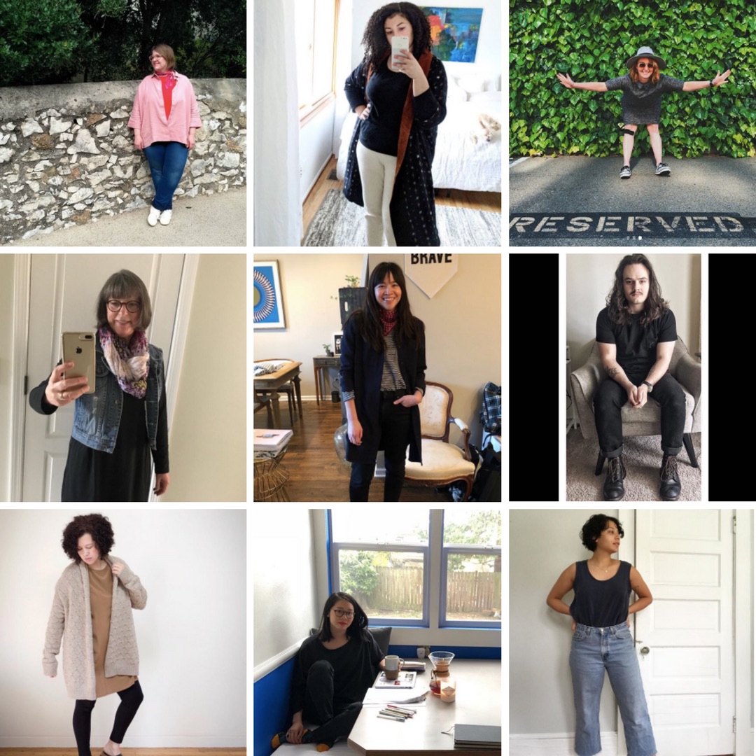 Collage of nine individuals participating in the 10x10