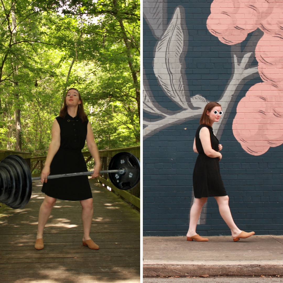 Two outtakes from the 10x10 that are digitally altered in a funny way