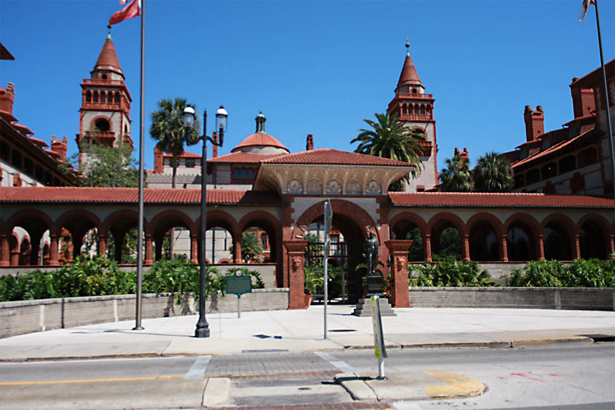 Entrance to Flagler College in St. Augustine