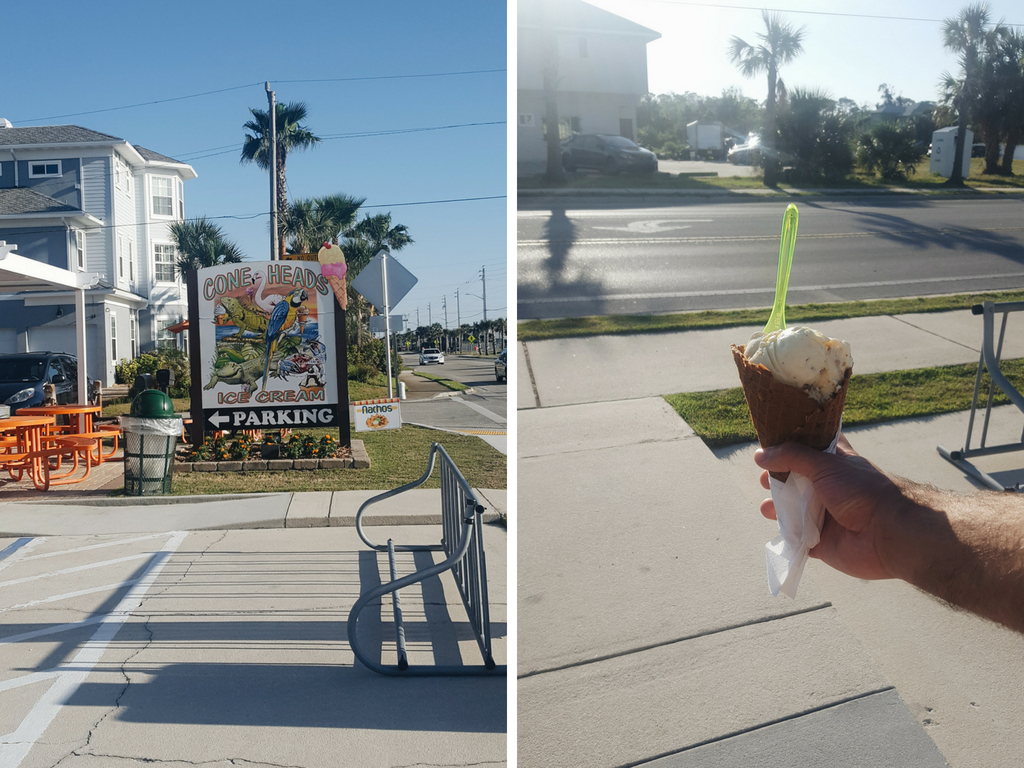 Cone Heads Ice Cream in St. Augustine Beach
