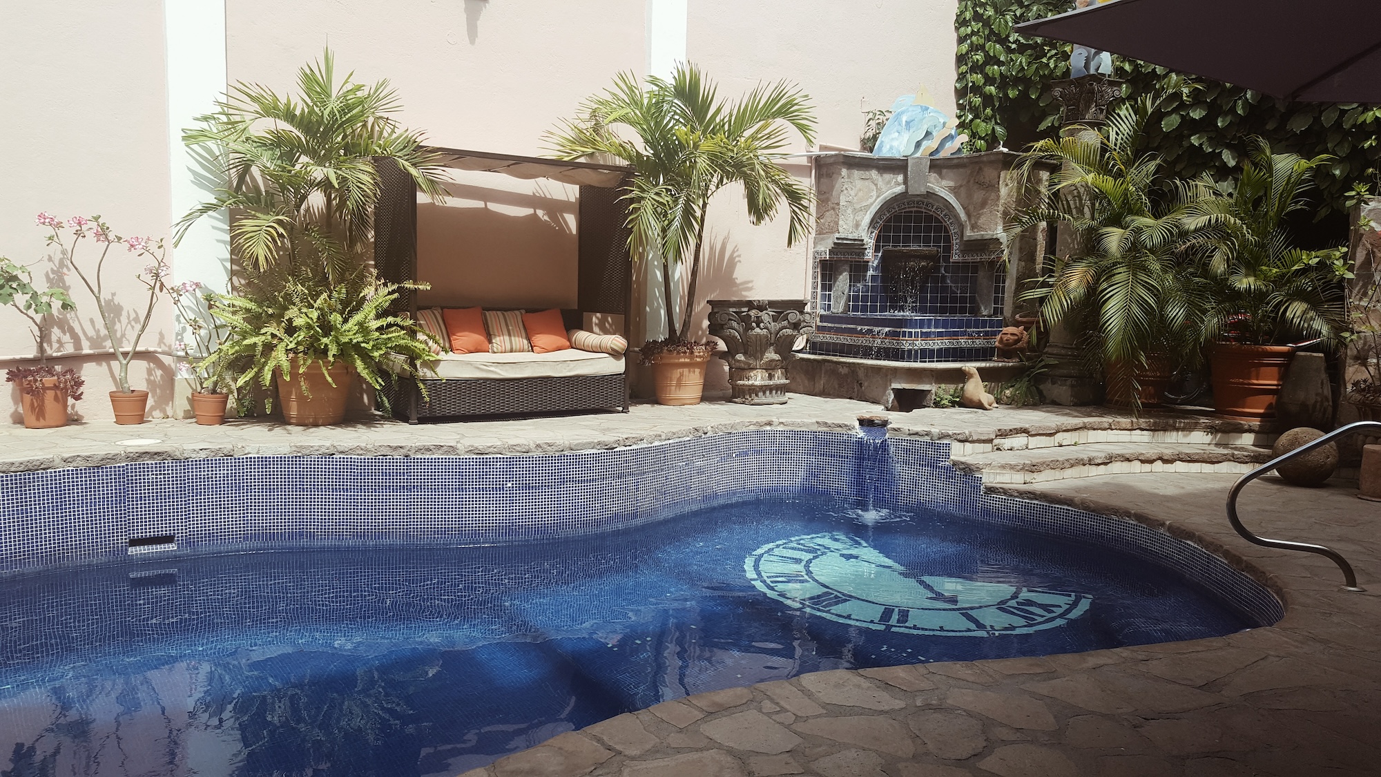 The pool at Garlands del Rio in Puerto Vallarta 