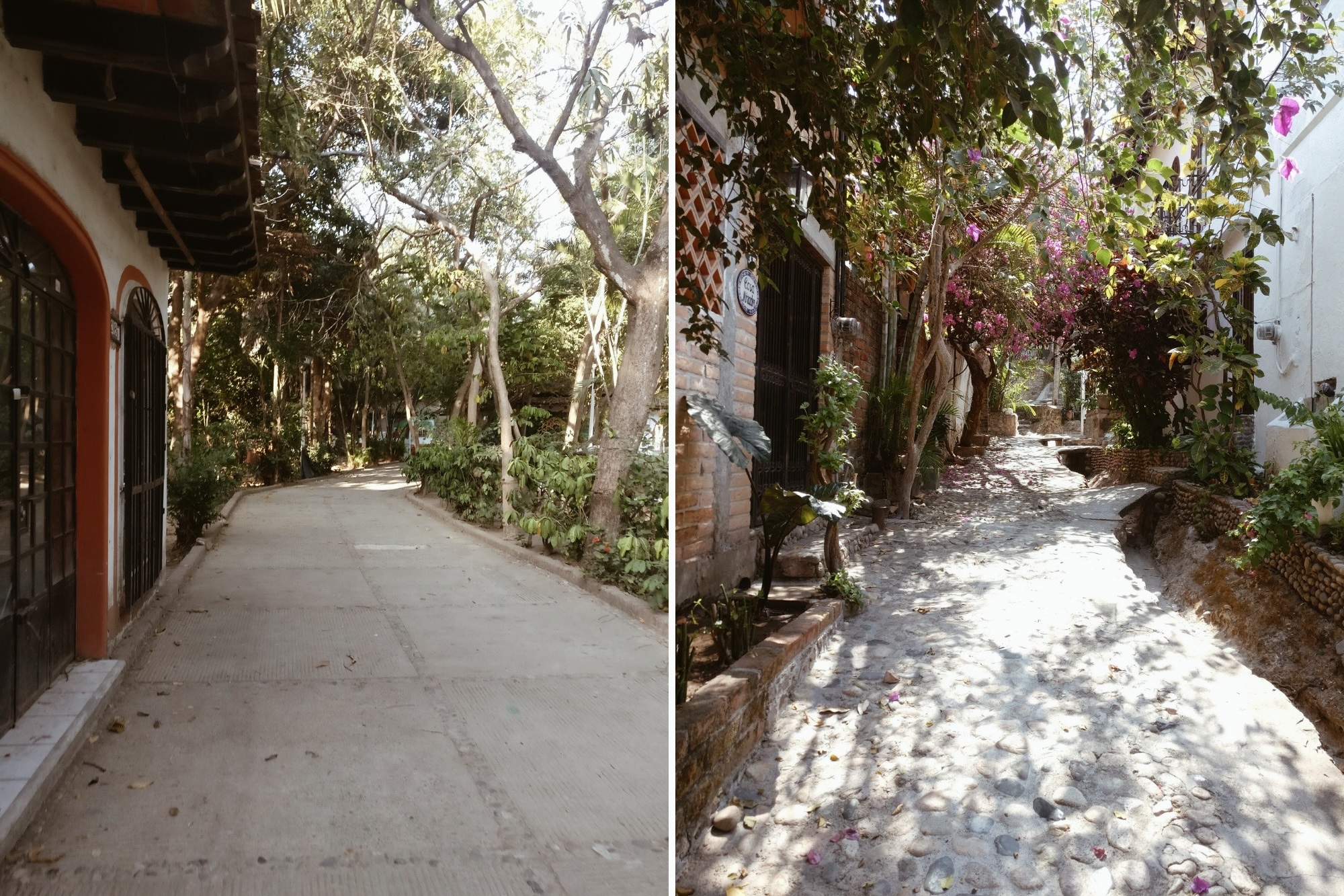 Shaded streets in Puerto Vallarta 