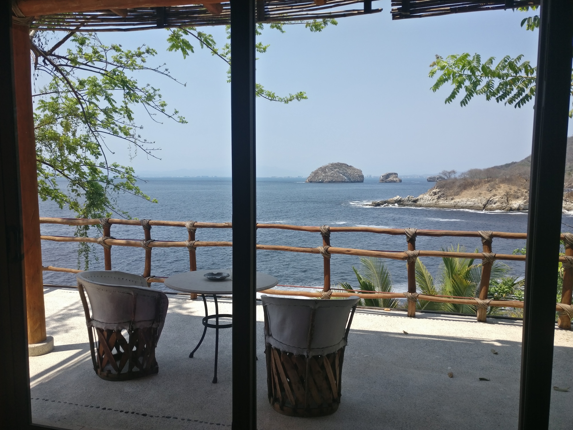 View from Alyssa and Michael's balcony at Villa Mandarinas