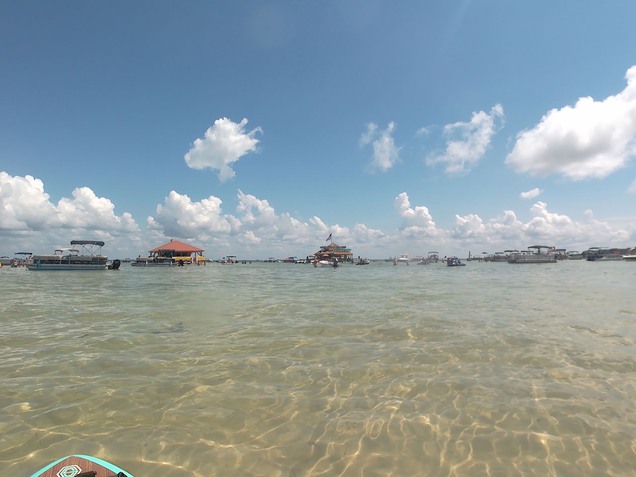 Destin's famous Crab Island Sandbar before crowds arrive