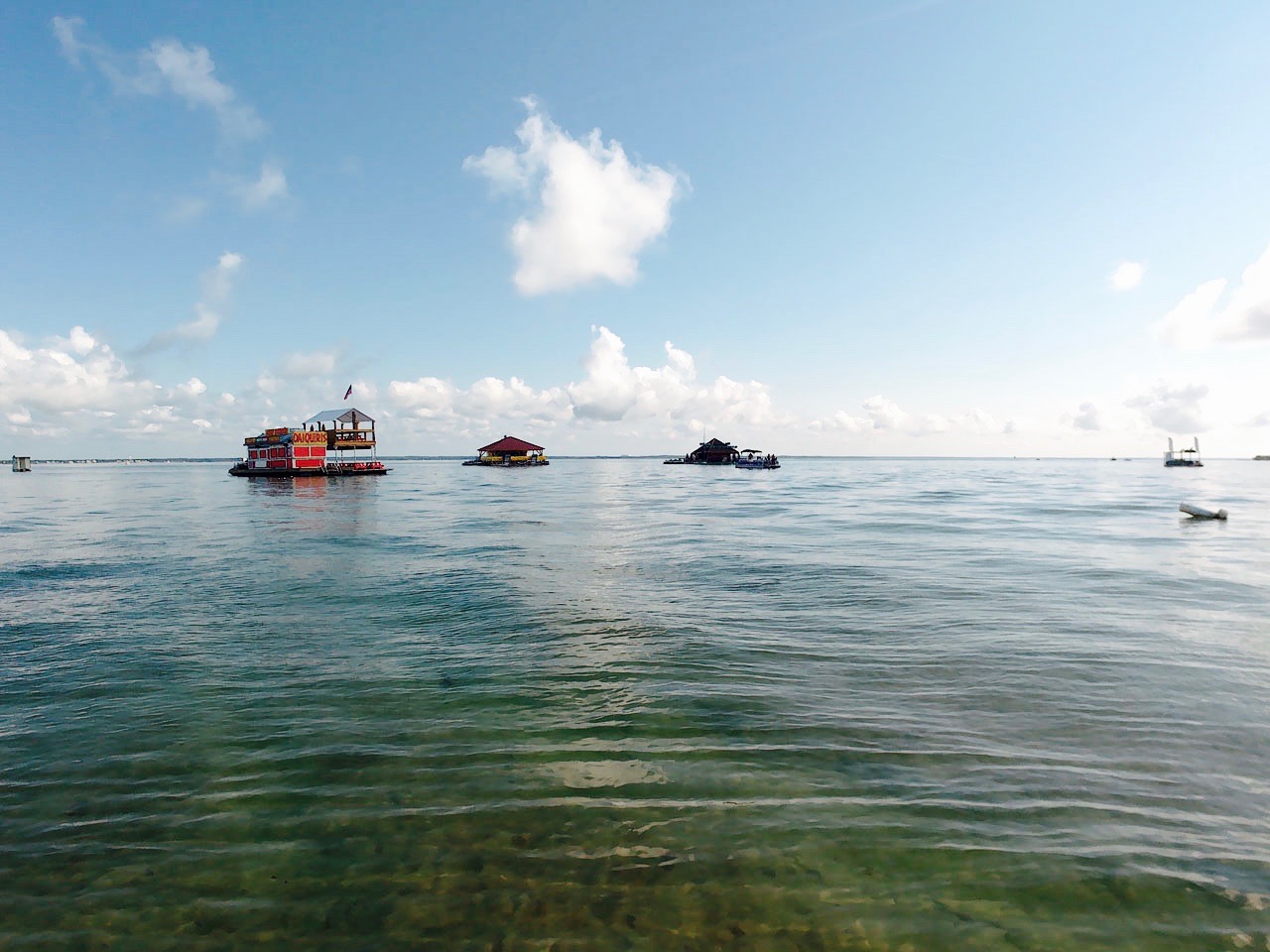 Destin's famous Crab Island Sandbar before crowds arrive