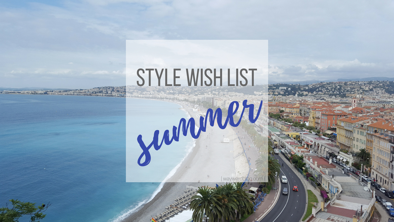 summer style wish list graphic