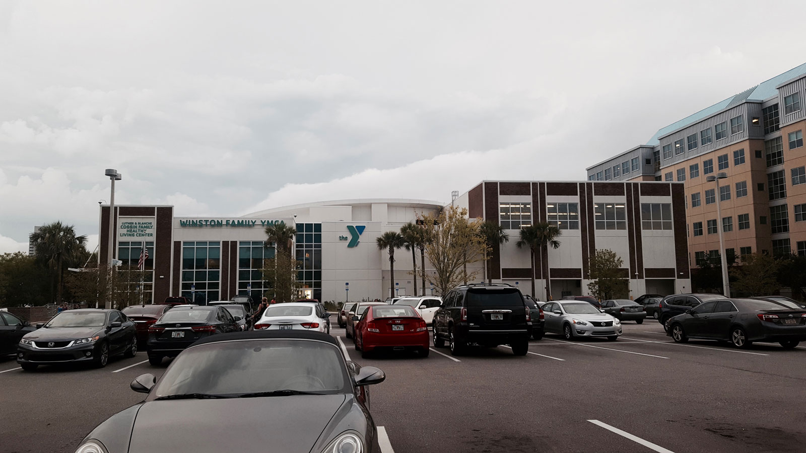 Entrance to the Winston Family YMCA