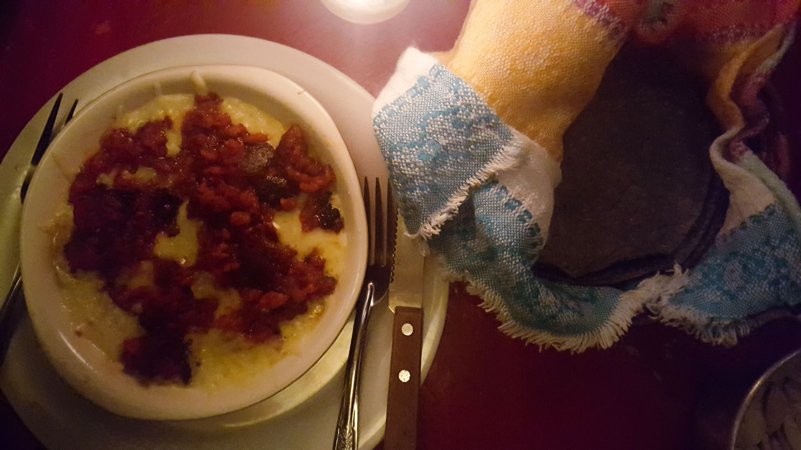 A serving of Queso Fundido in Mexico City