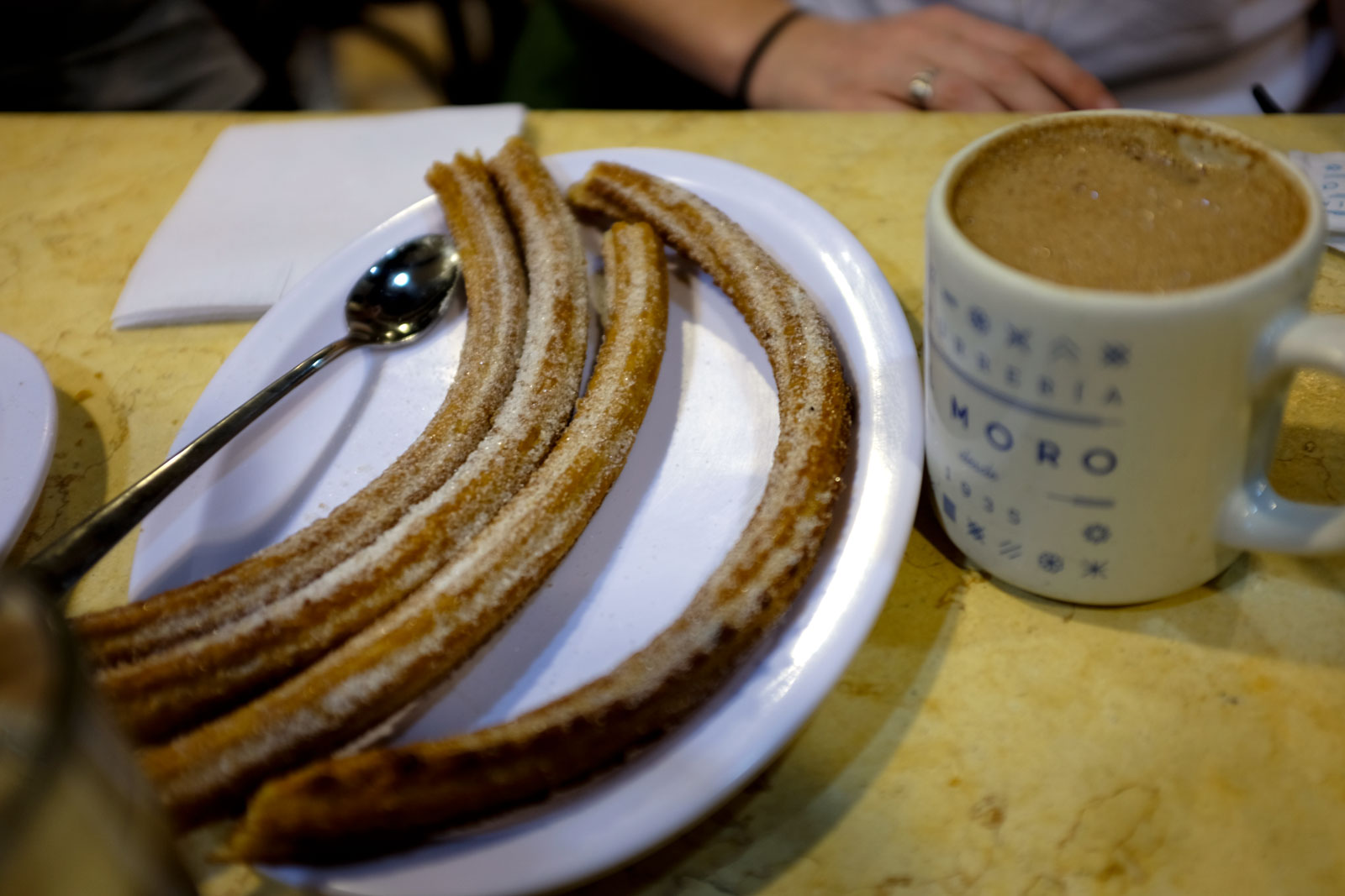 Churros from el Moro in Mexico City