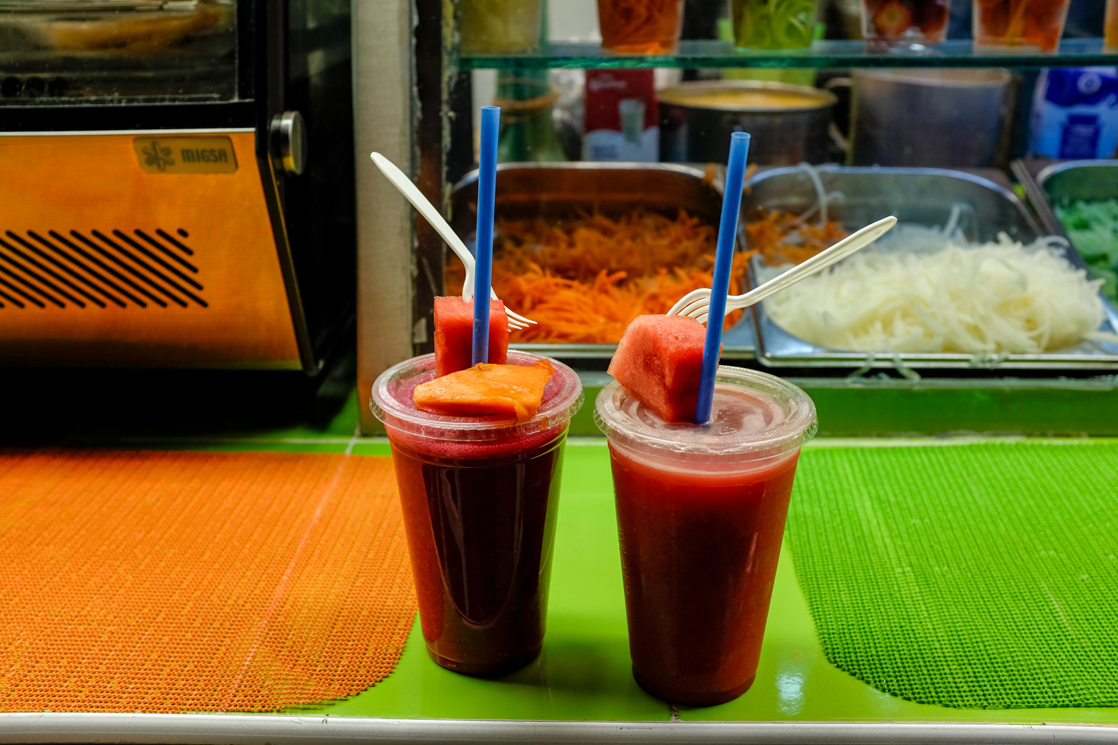 Two Aguas Frescas in Mexico City