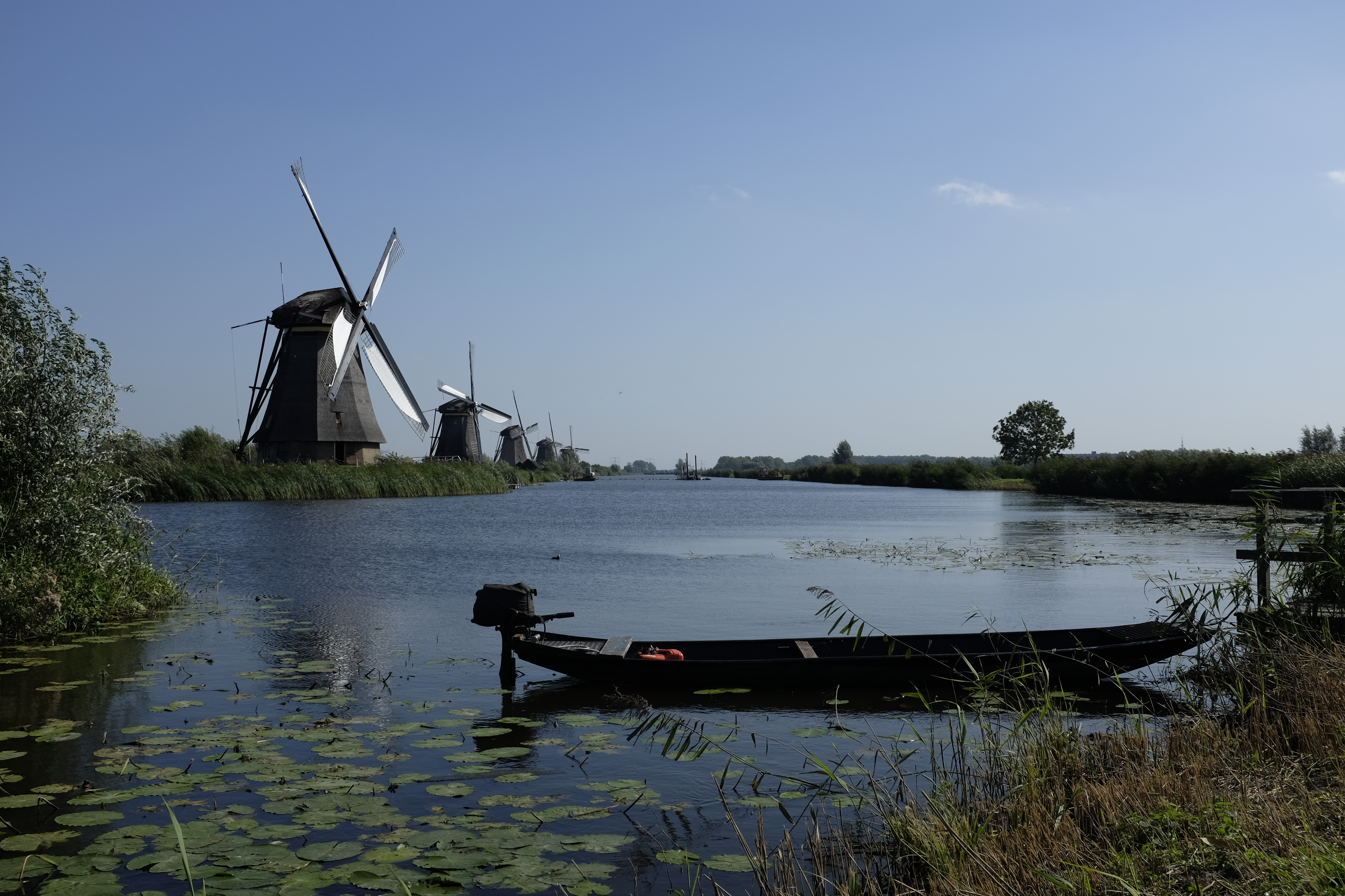 A photo of Kinderdijk Windmills