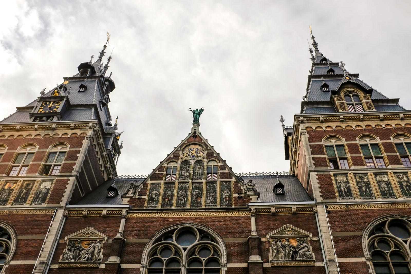 Exterior of the Rijksmuseum in Amsterdam