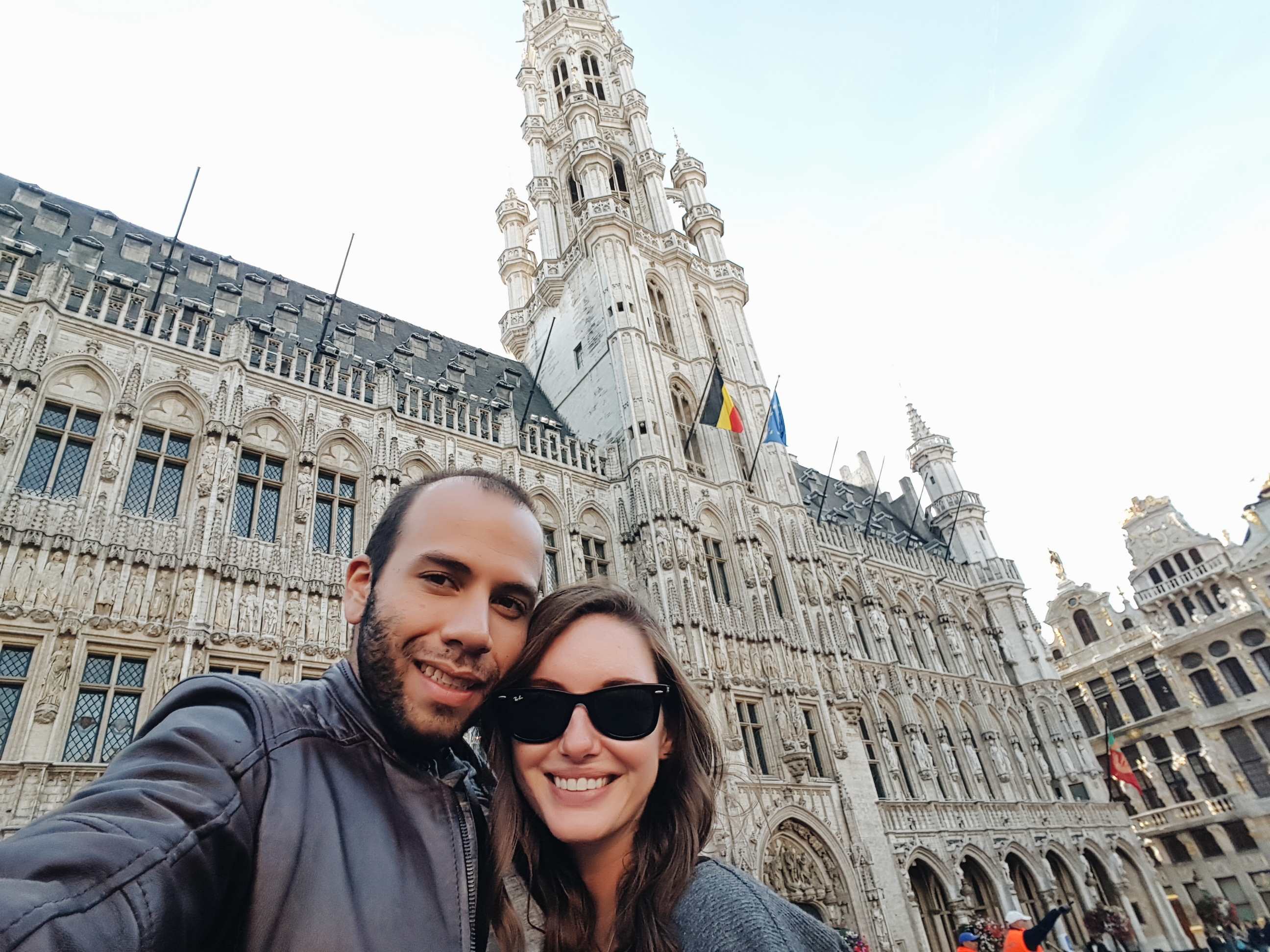 Alyssa and Michael in Brussels City Center