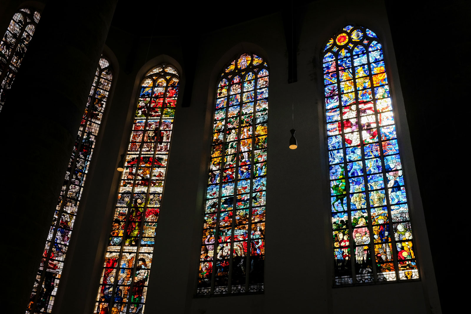 Stained Glass of Delft's Oude Kerk